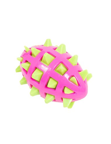 BITE TOY PALLA RUGBY SPIKY BICOLORE