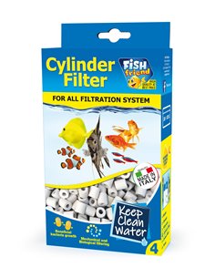 CILINDRETTI DI CERAMICA PER IL FILTRAGGIO MECCANICO E BIOLOGICO DI ACQUA DOLCE E SALATA