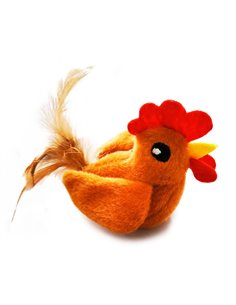 GIOCO BALLERINO GALLINELLA IN PELUCHE CON PIUME