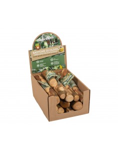 OLIVE WOOD STICK WITH OLIVE OIL IN COUNTER DISPLAY BOX