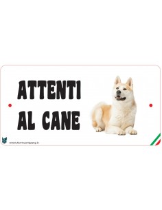 CARTELLI ATTENTI AL CANE IN...