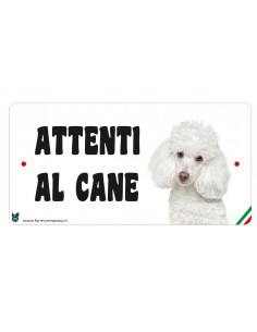 CARTELLI ATTENTI AL CANE IN...
