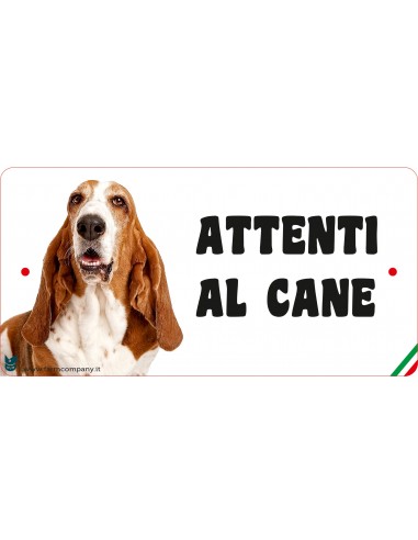 Cartello Attenti Al cane Beagle - Cartelli Bhu