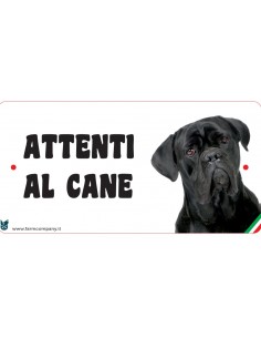 CARTELLI ATTENTI AL CANE IN...