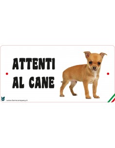 CARTELLI ATTENTI AL CANE IN...