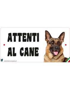 CARTELLI ATTENTI AL CANE IN...