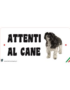 CARTELLI "ATTENTI AL CANE" IN FOREX - SHIH TZU