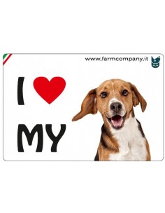 MAGNETI I LOVE MY DOG - BEAGLE