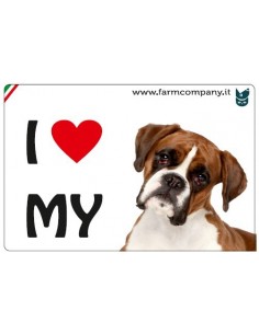 MAGNETI I LOVE MY DOG - BOXER