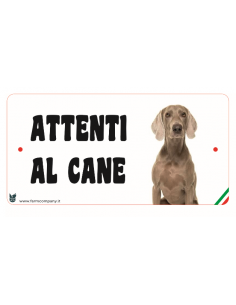 CARTELLI ATTENTI AL CANE IN...