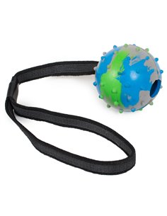 CAMOUFLAGE NATURAL RUBBER BALL WITH ANTISKID HANDLE