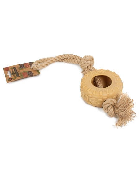 NATURAL RUBBER TYRE WITH HEMP ROPE