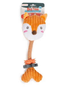 PELUCHE VOLPE CON CORDA E...