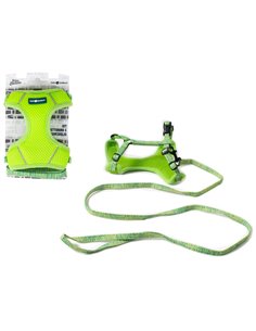 NYLON DELUXE HARNESS AND LEASH SET