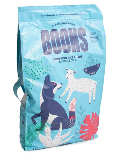 BOONS ALIMENTO PER CANI ADULTI AGNELLO CON RISO E PISELLI
