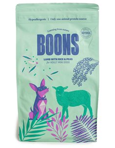BOONS ALIMENTO PER CANI ADULTI DI TAGLIA PICCOLA AGNELLO CON RISO E PISELLI
