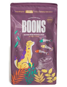 BOONS ALIMENTO PER CANI ADULTI SALMONE CON PATATE E PISELLI NO GRAIN