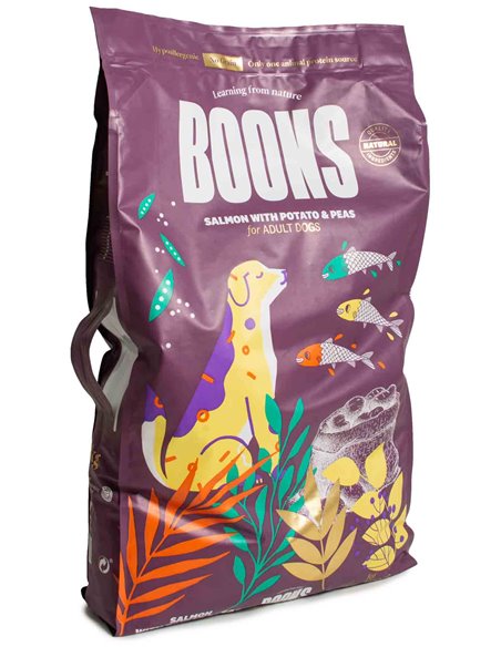 BOONS ALIMENTO PER CANI ADULTI SALMONE CON PATATE E PISELLI NO GRAIN