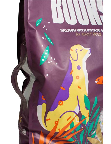 BOONS ALIMENTO PER CANI ADULTI SALMONE CON PATATE E PISELLI NO GRAIN