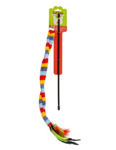 CANNA DA PESCA CON BRUCO E PIUME