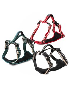 PETTORINA SECUR FIT TRIPLO AGGANCIO NYLON DELUXE REFLECT