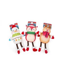 PELUCHE NATALE ASSORTITI CON CORDA