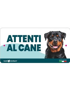 CARTELLI ATTENTI AL CANE IN FOREX - ROTTWEILER