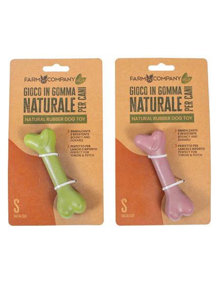 OSSO IN GOMMA NATURALE NON TRATTATA