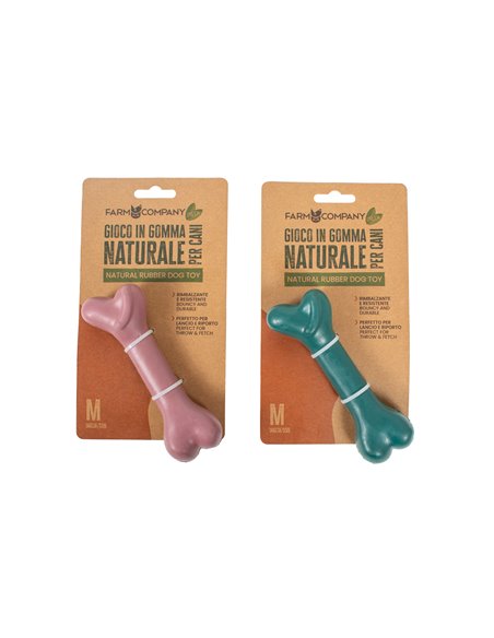 OSSO IN GOMMA NATURALE NON TRATTATA