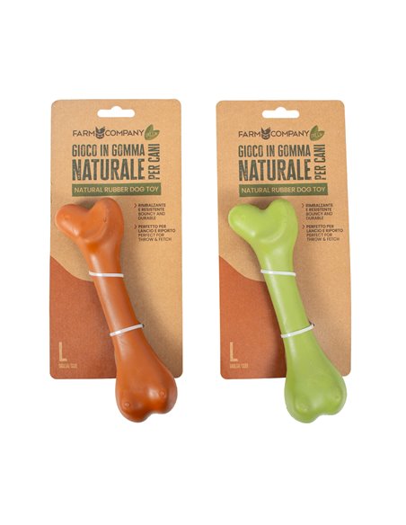 OSSO IN GOMMA NATURALE NON TRATTATA