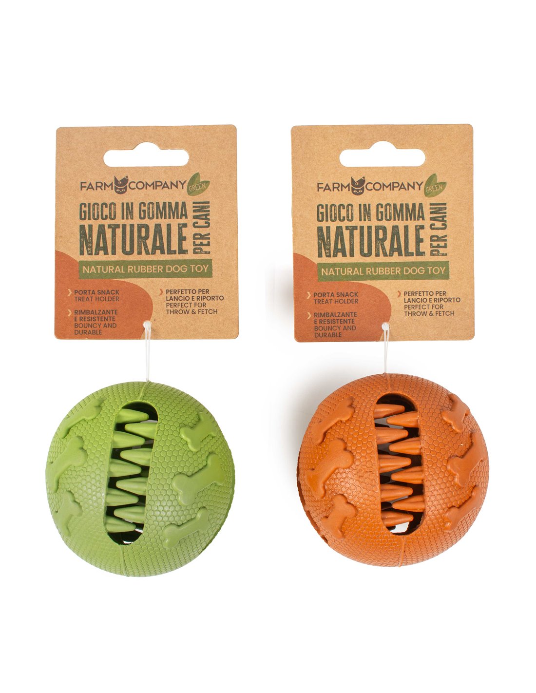 Palla Da Golf Lanco In Gomma Naturale 100% - Fatta A Mano, Ecologica E Atossica, Ideale Per Allenamento