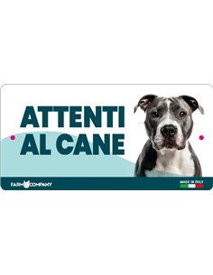 CARTELLI ATTENTI AL CANE IN FOREX - PITBULL