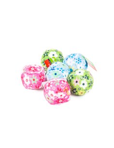 PALLINE FLOWER IN STOFFA