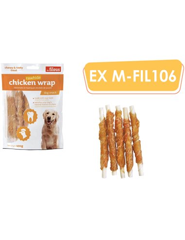 GRISSINI DI PELLE BOVINA CON POLLO