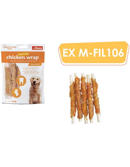 GRISSINI DI PELLE BOVINA CON POLLO