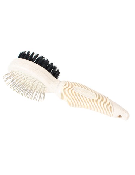 SPAZZOLA DOPPIA CON PETTINE PULCI LINEA GREEN