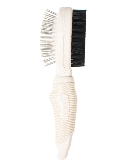 SPAZZOLA DOPPIA CON PETTINE PULCI LINEA GREEN