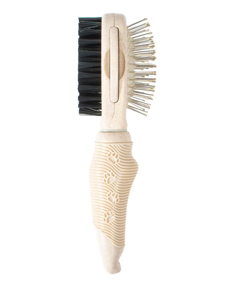 SPAZZOLA DOPPIA CON PETTINE PULCI LINEA GREEN