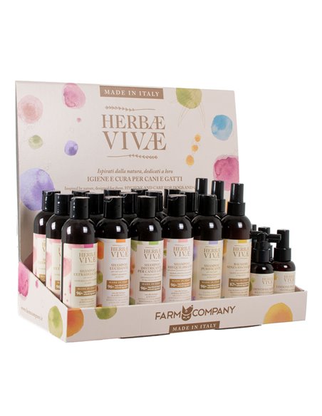 ASSORTIMENTO HERBAE VIVAE CON EXPO DA BANCO OMAGGIO