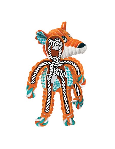 PELUCHE KONG HOLIDAY FLOPPY KNOTS