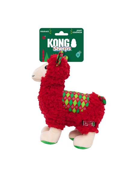PELUCHE LAMA KONG HOLIDAY SHERPS
