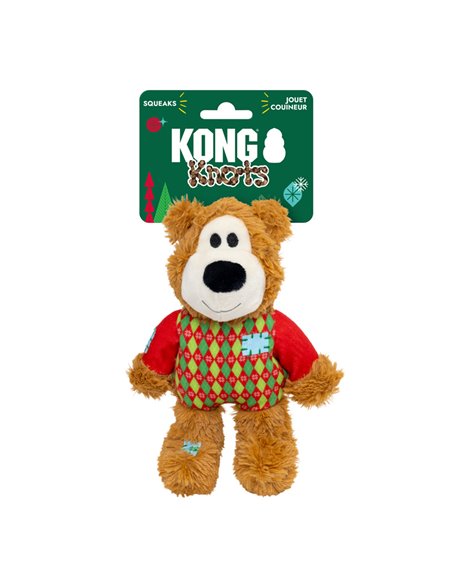 PELUCHE ORSETTO KONG HOLIDAY WILD KNOTS
