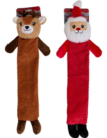 PELUCHE NATALE SENZA IMBOTTITURA SOGGETTI ASSORTITI