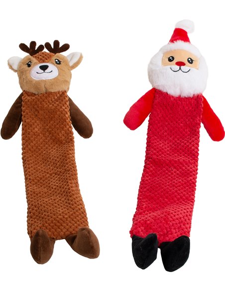 PELUCHE NATALE SENZA IMBOTTITURA SOGGETTI ASSORTITI