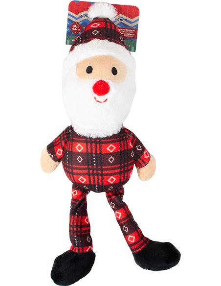 PELUCHE NATALE CON PIGIAMA SOGGETTI ASSORTITI