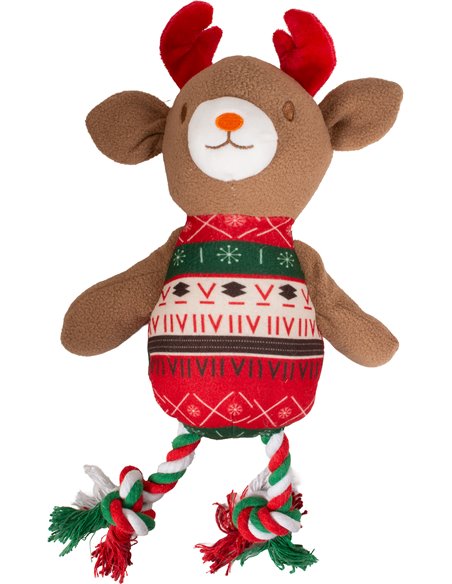 PELUCHE NATALE CON CORDA SOGGETTI ASSORTITI