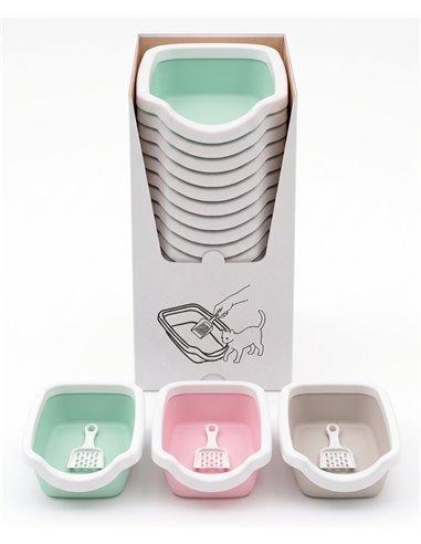 TOILETTE SQUARE CON PALETTA