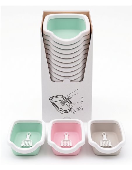 TOILETTE SQUARE CON PALETTA