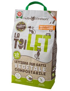 LETTIERA VEGETALE COMPOSTABILE LA TOILET